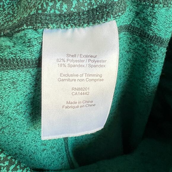 Mondetta Green Speckle High Rise Ankle Leggings Women's XXL Stretch Gym Workout - Picture 6 of 6